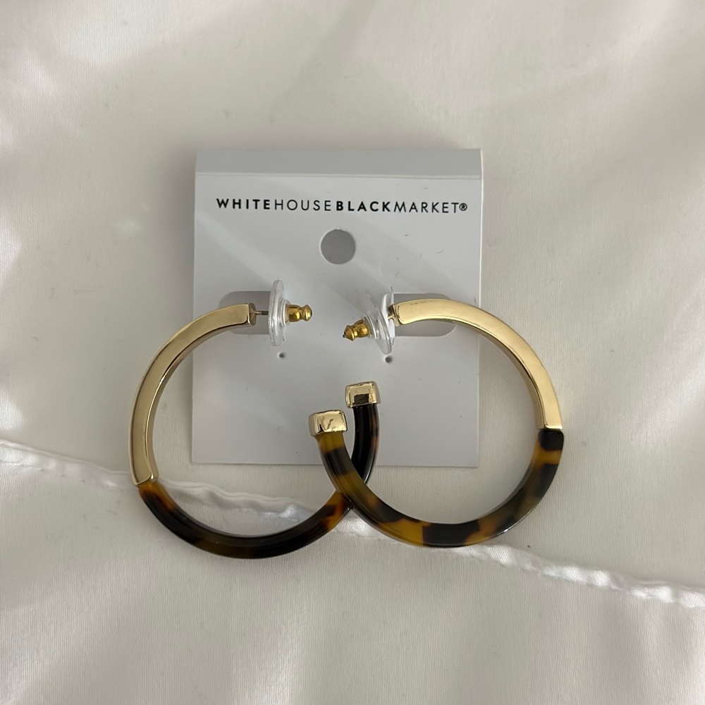 White House Black Market Hoop Earrings